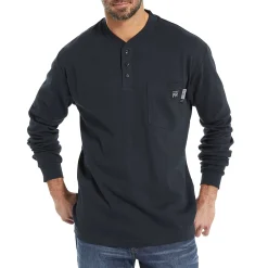 FR Long Sleeve Henley