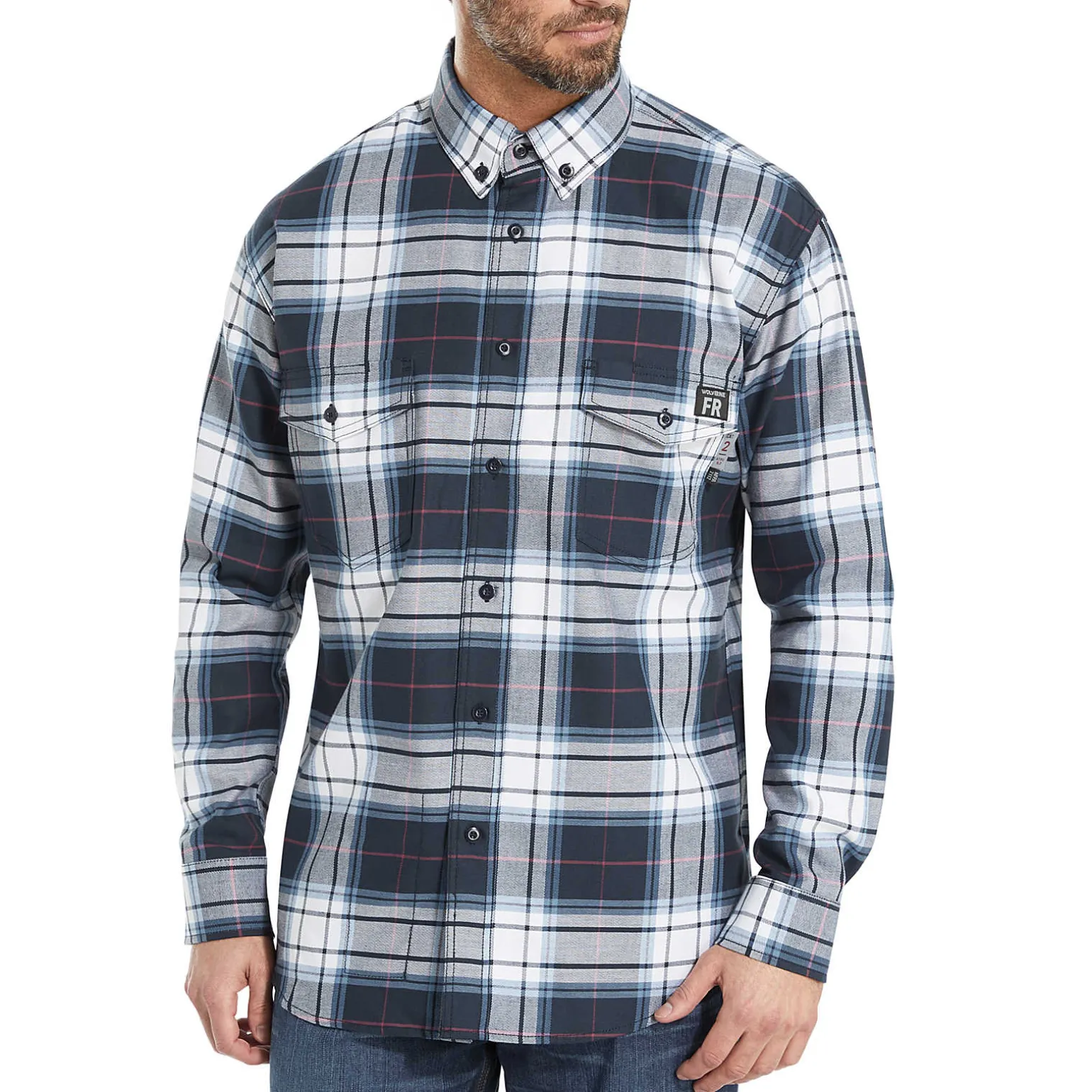 FR Plaid Long Sleeve Twill Shirt