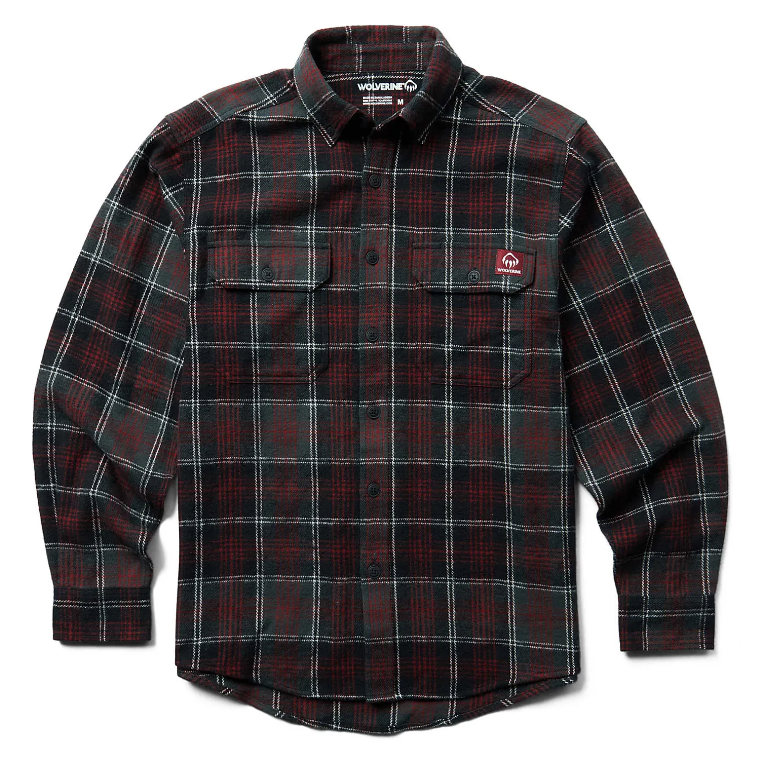 Glacier Heavyweight Long Sleeve Flannel Shirt