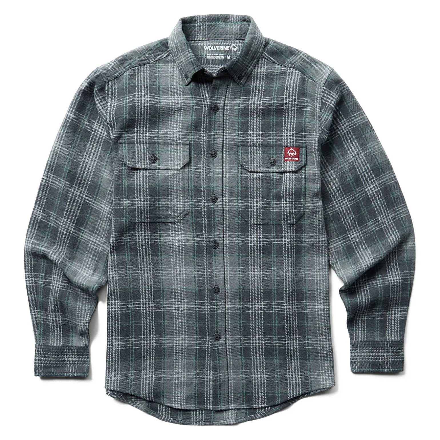 Glacier Heavyweight Long Sleeve Flannel Shirt