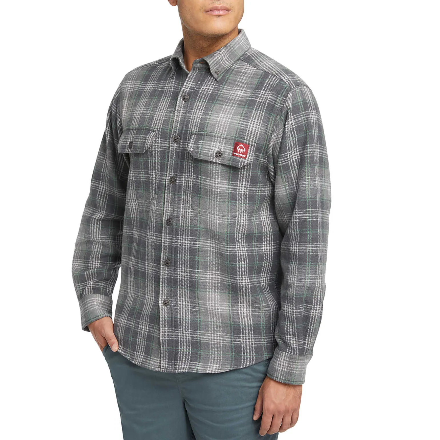 Glacier Heavyweight Long Sleeve Flannel Shirt