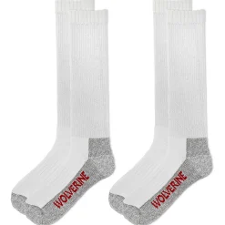 2-PK Steel-Toe Cotton Over-the-Calf Sock