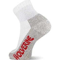 2-PK Steel-Toe Cotton Quarter Sock