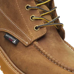 Wolverine X Valiant University Of Michigan Floorhand Moc Toe Work Boot