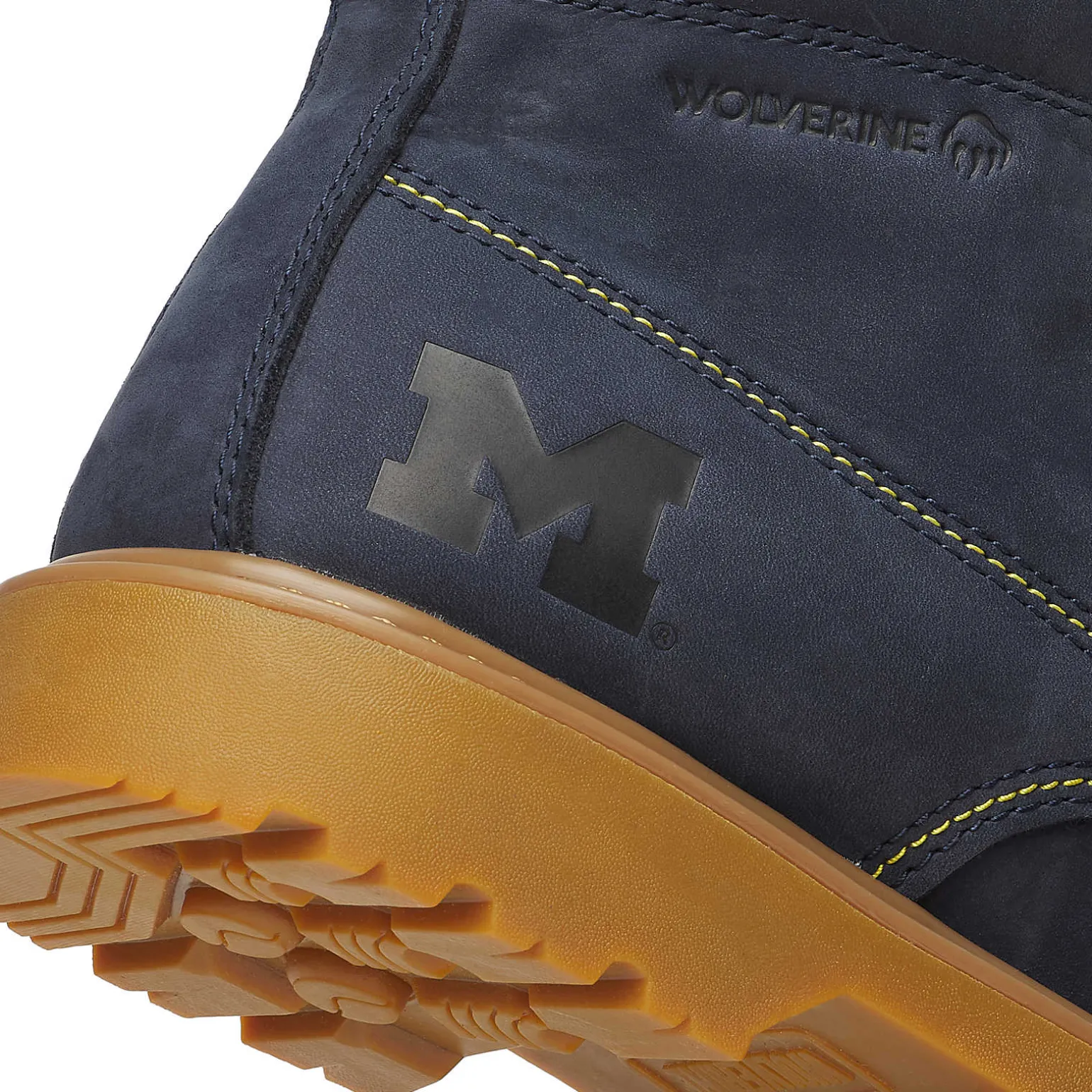Wolverine X Valiant University Of Michigan Floorhand Moc Toe Work Boot